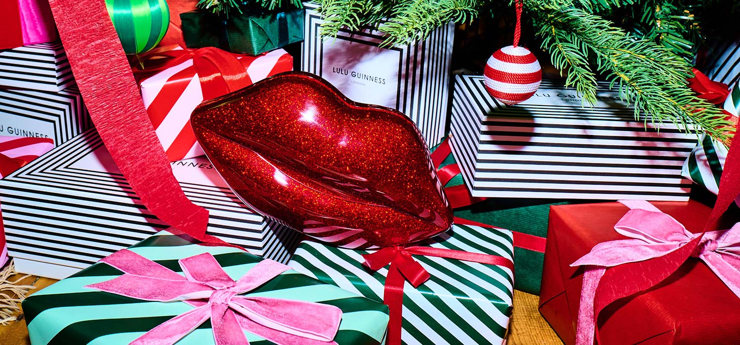 Lulu guinness glitter lips clutch new arrivals