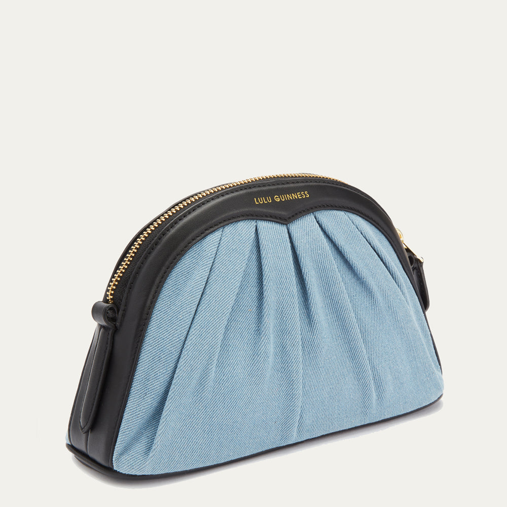 Denim Keira Crossbody Bag | Designer Crossbody Bags | Lulu Guinness