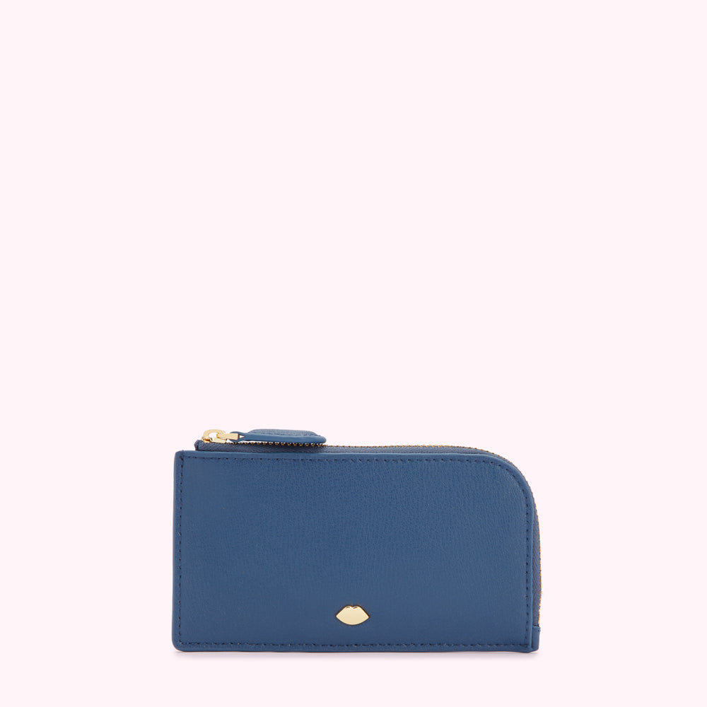 INDIGO LIP PIN LEAH WALLET