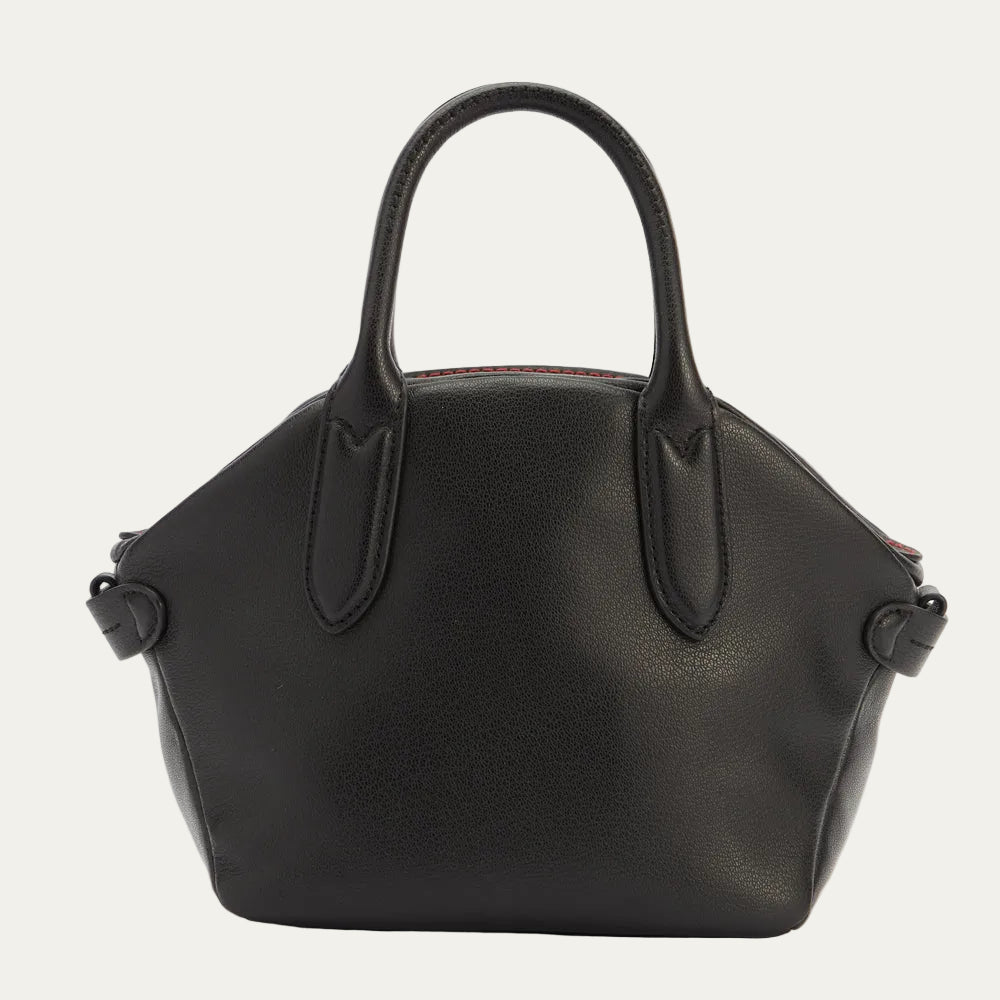 Black Leather Simone Bag | Lulu Guinness
