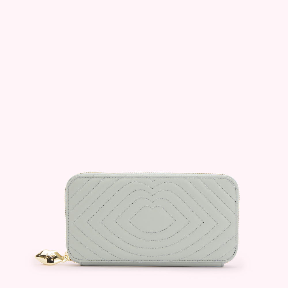 SHAGREEN LIP RIPPLE LEATHER TANSY WALLET