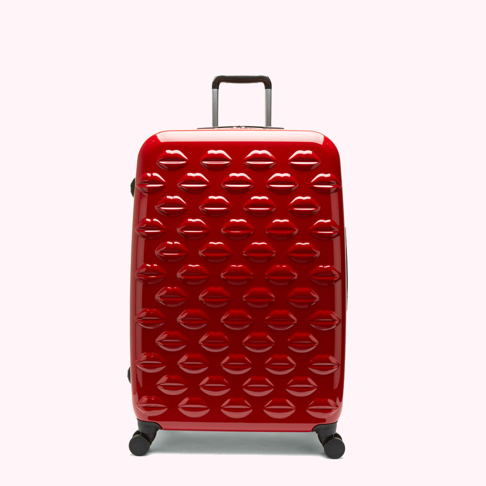 RED LARGE LIPS SPINNER CASE