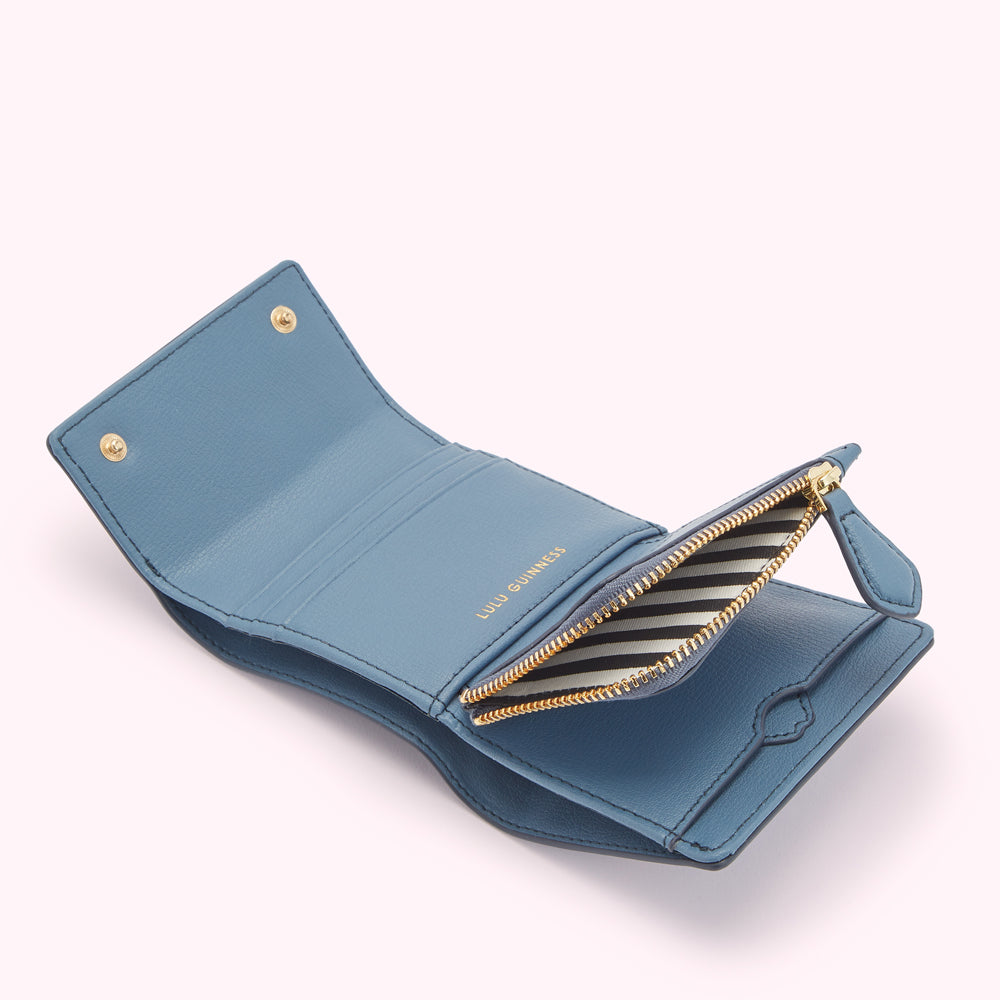 AIRFORCE BLUE LEATHER JODIE WALLET