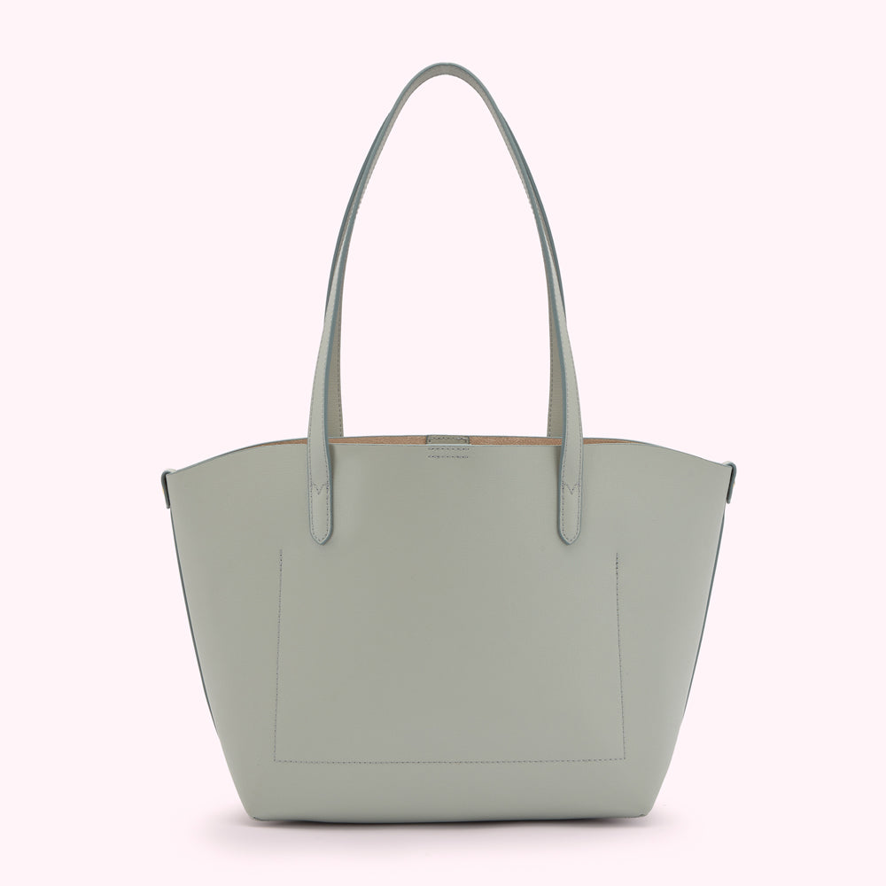 SHAGREEN LEATHER SMALL IVY TOTE BAG