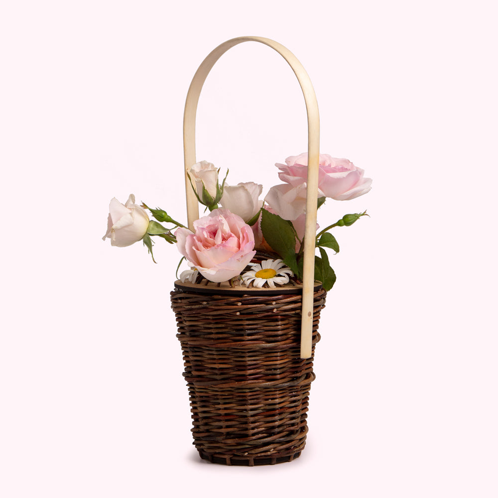 The Living Rose Basket | Designer Handbags For Women