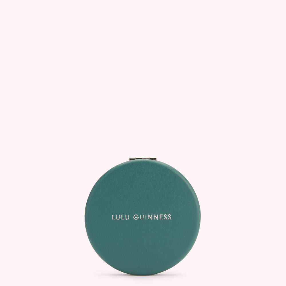 Seapine Metal Liv Compact Mirror | Lulu Guinness