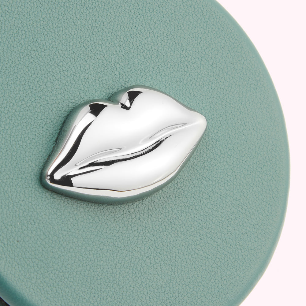 Seapine Metal Liv Compact Mirror | Lulu Guinness