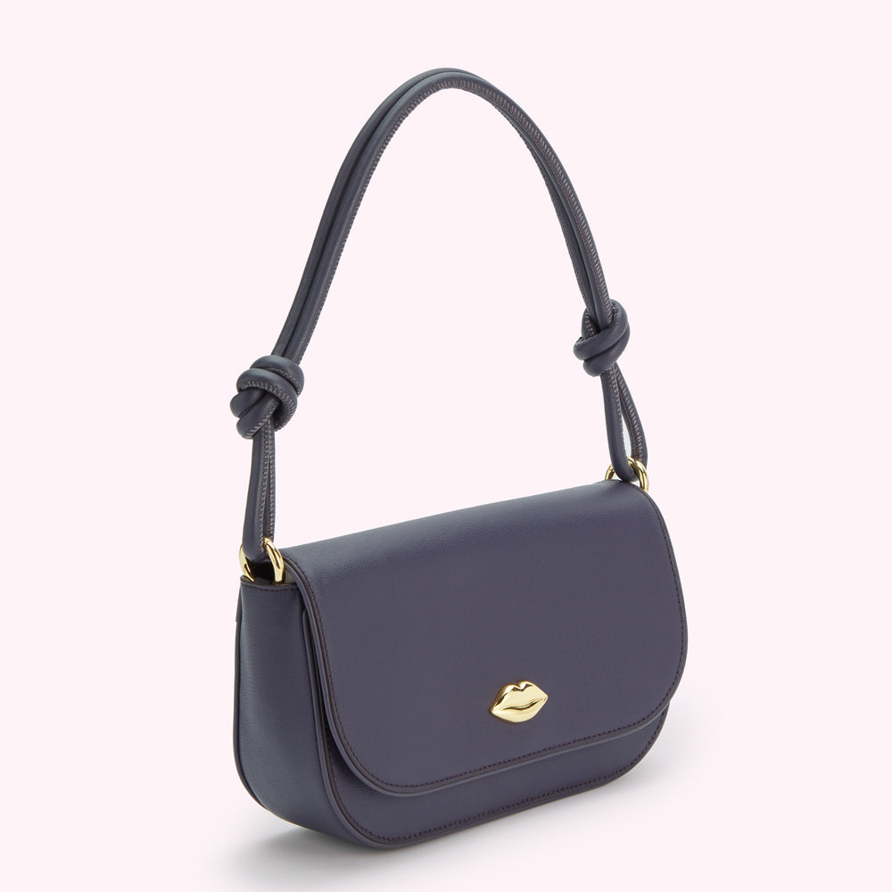 Nightshade Leather Cara Clutch Bag | Lulu Guinness