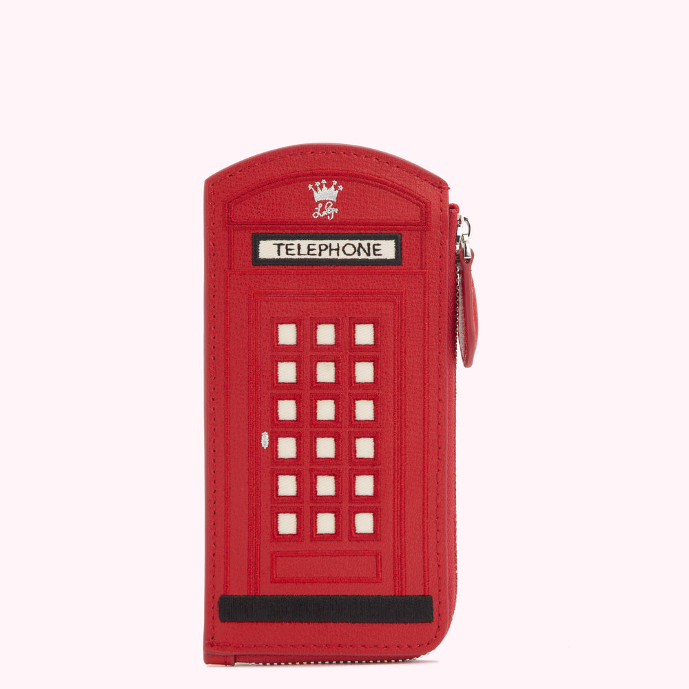 Lulu Red Lulu Calling Phonebox Giles Purse | Lulu Guinness