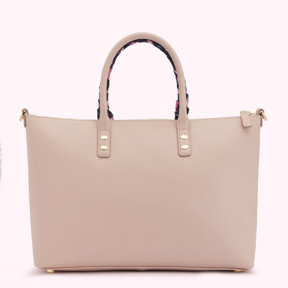 Pebble Leather Scarf Frances Tote Bag Lulu Guinness