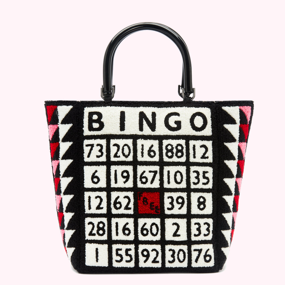 Black Bingo Bibi Tote Bag, Designer Bags