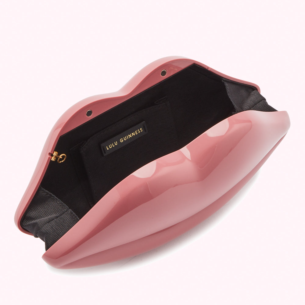 Antique Rose Lips Clutch Bag | Lulu Guinness
