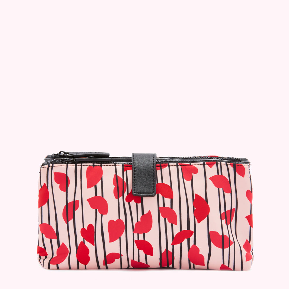 Lulu guinness make up bag lips clearance
