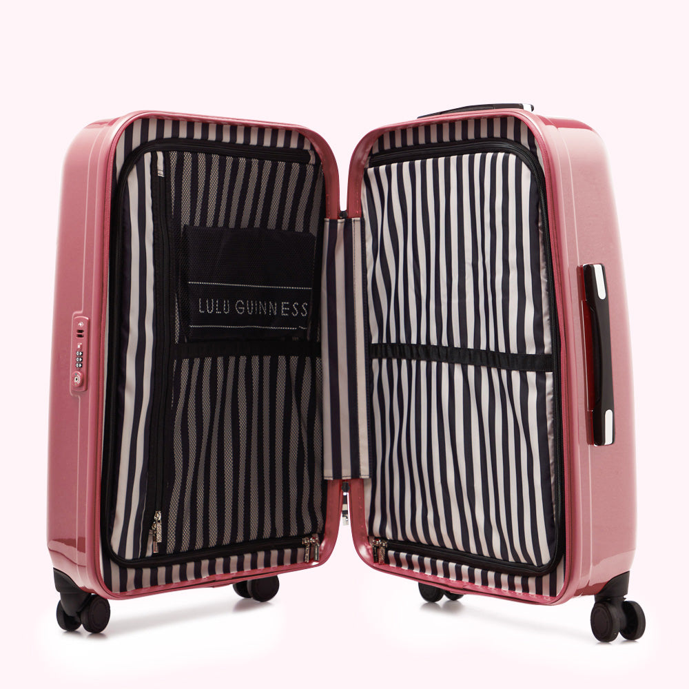 Antique Rose Medium Hardsided Spinner Case Lulu Guinness