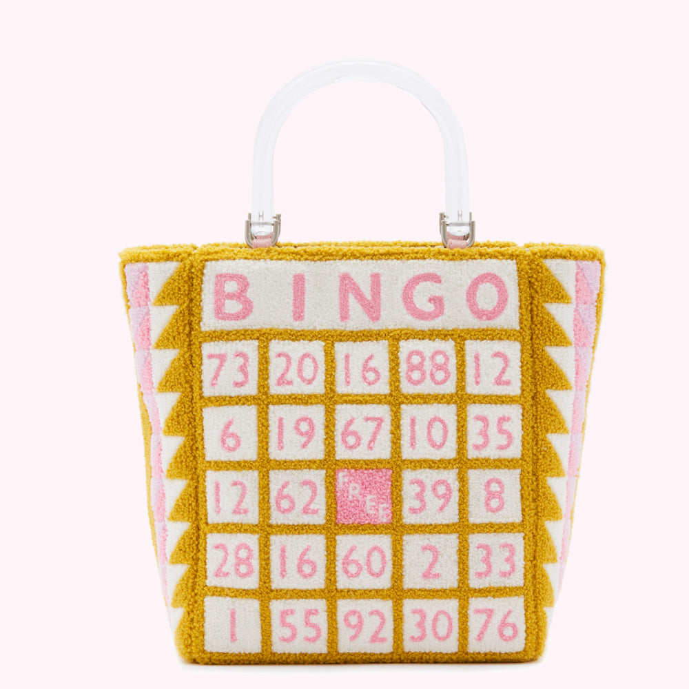 Chartreuse Bingo Bibi Tote Bag Lulu Guinness