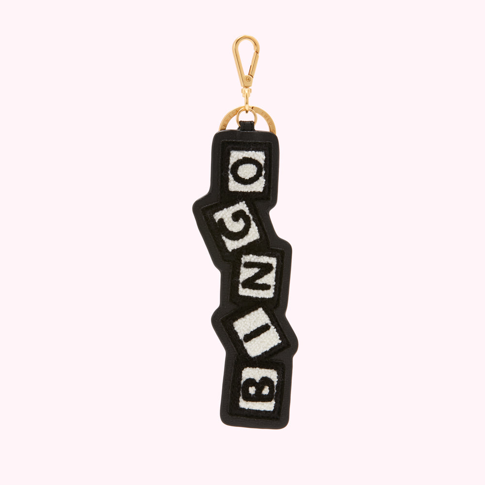 BLACK BINGO KEYRING