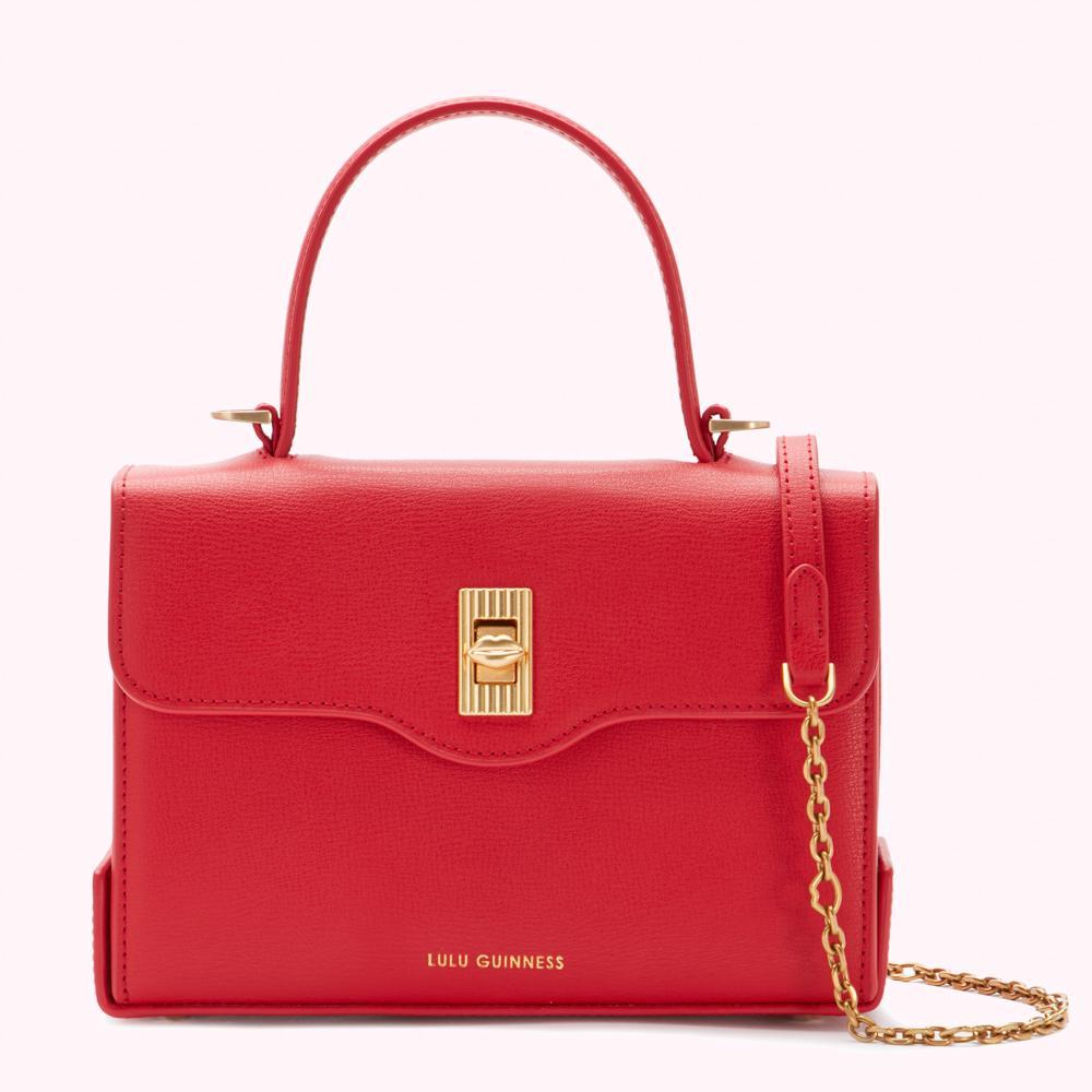 Red Lip Turnlock Queenie Handbag Lulu Guinness