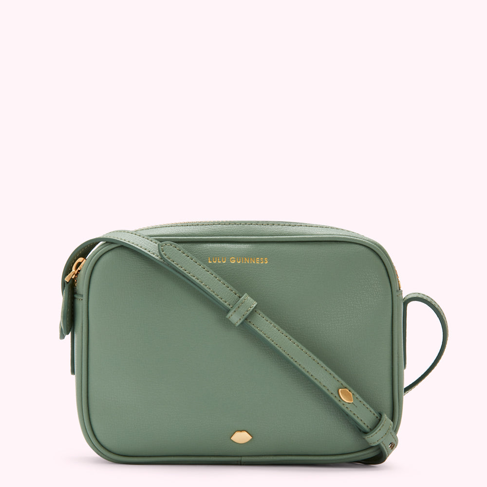 SAGE LEATHER COLE CROSSBODY BAG - Main Image