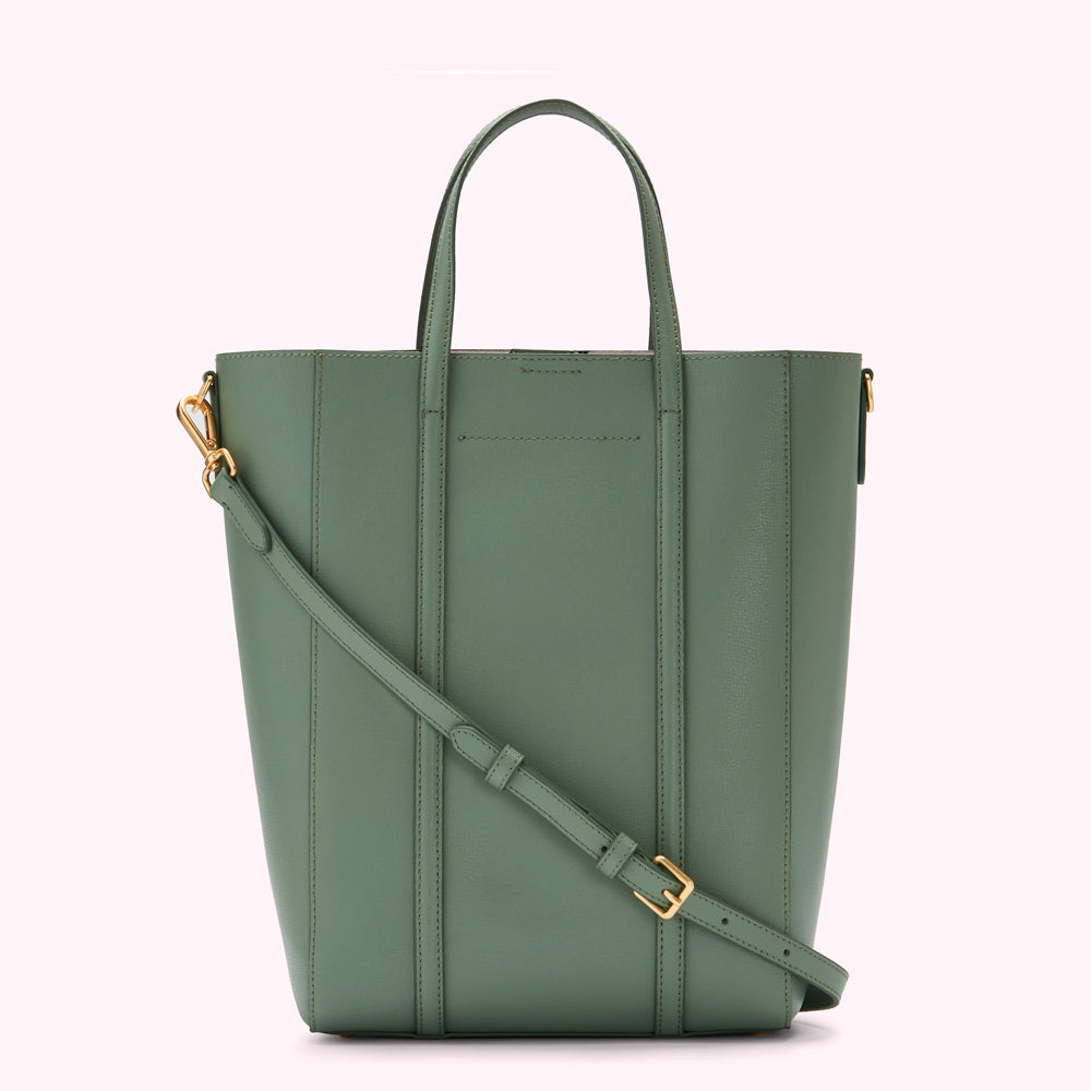 美品 Lulu Guinness 木製 エナメル ラタン トートバッグ bag バッグ