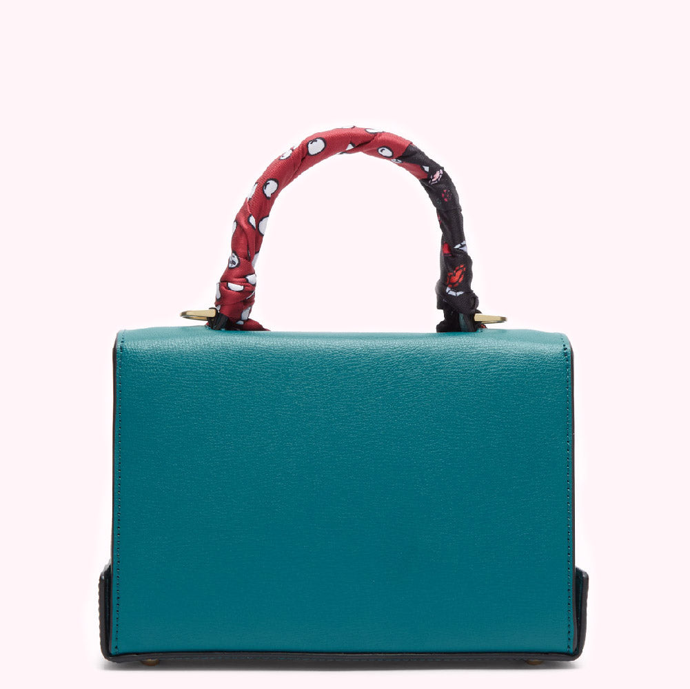 Emerald Medium Turnlock Queenie Handbag | Lulu Guinness