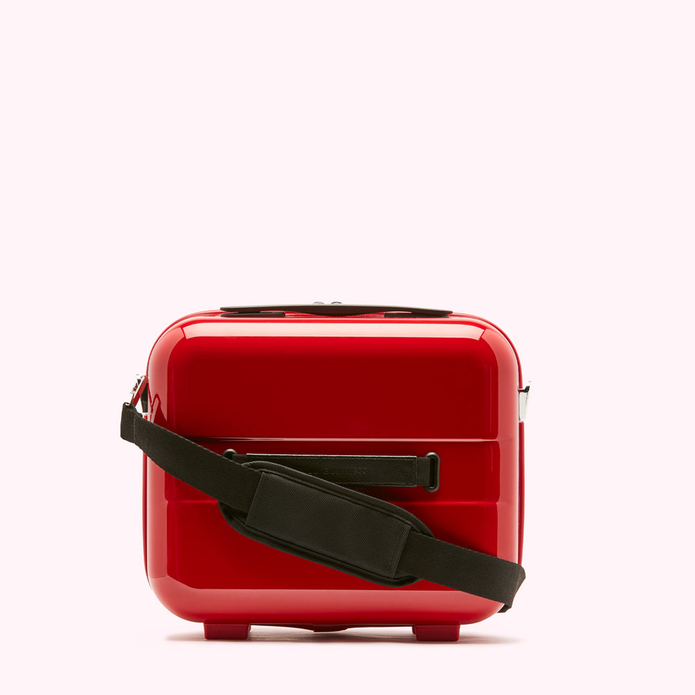 Red Lulu Lips Vanity Case  Designer Travel Accessories – Lulu Guinness