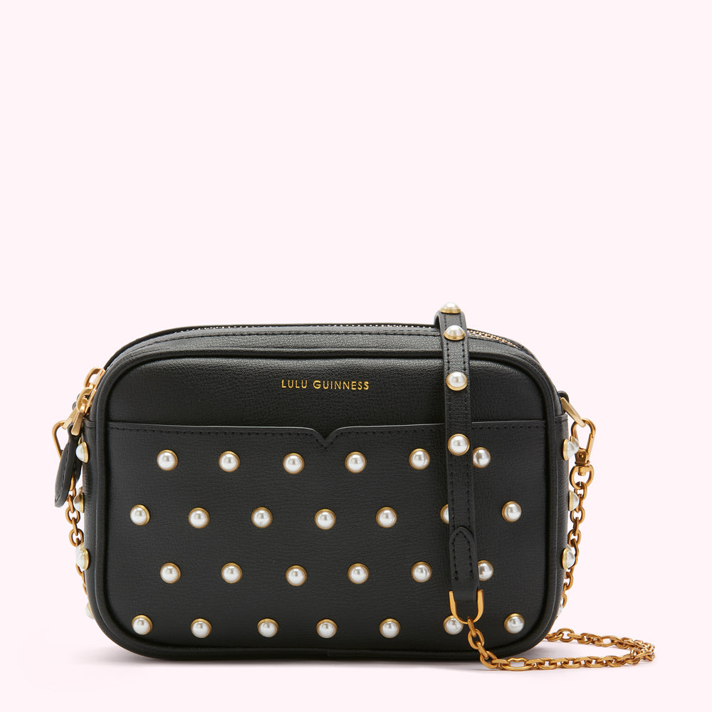 Lulu guinness black cross body bag Clearance