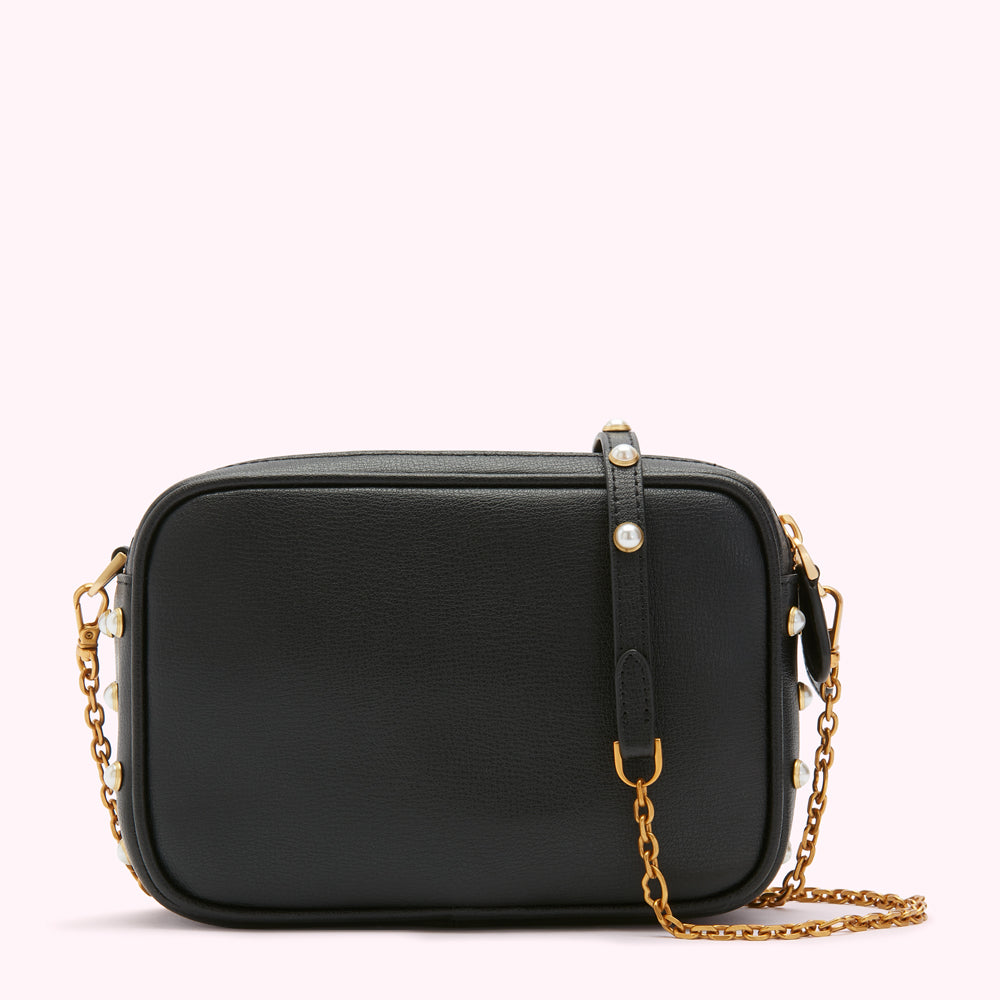 Black Pearls Clara Crossbody Bag | Handbag | Lulu Guinness