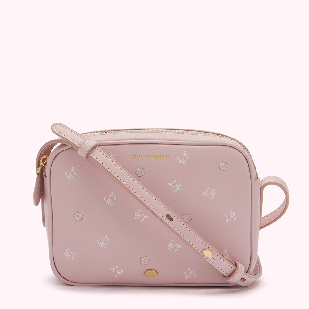 Cherry Blossom Leather Cole Crossbody Bag Lulu Guinness