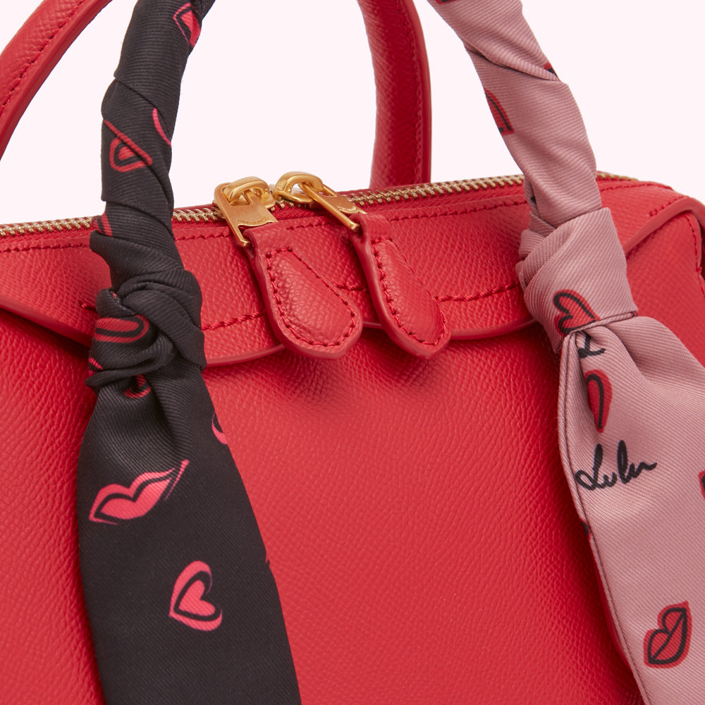 Lulu guinness red purse 2025