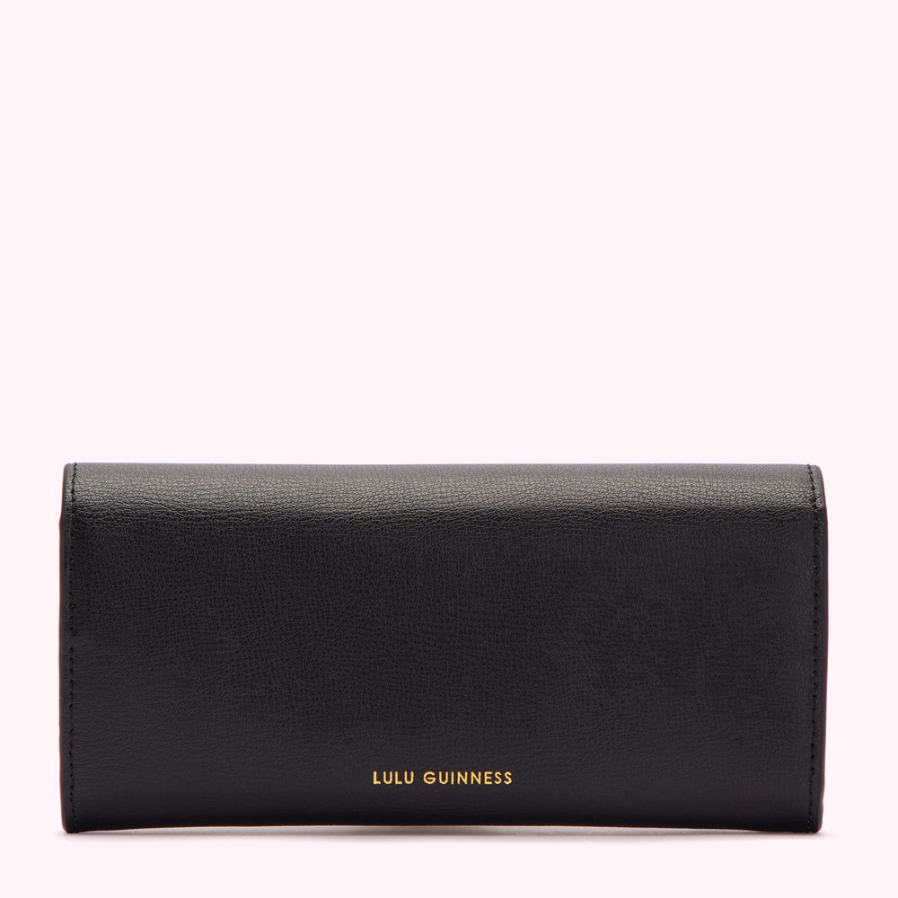 Black Trisha Wallet | Accessories | Lulu Guinness