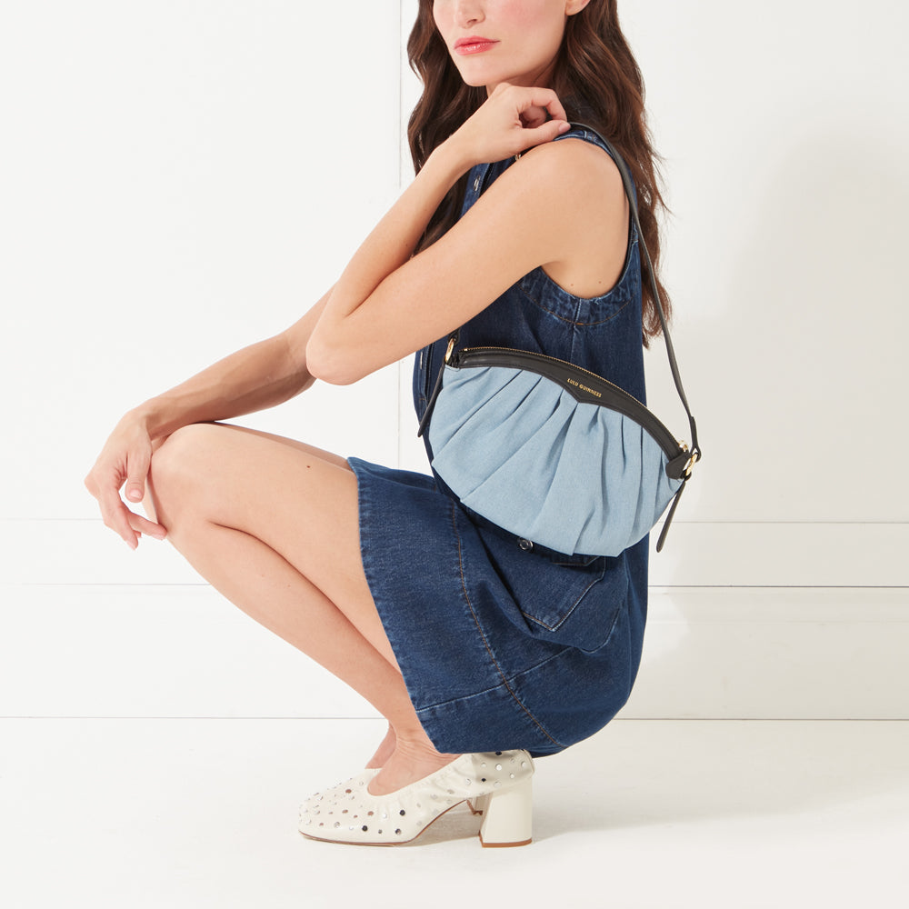 DENIM ROSALYN SHOULDER BAG