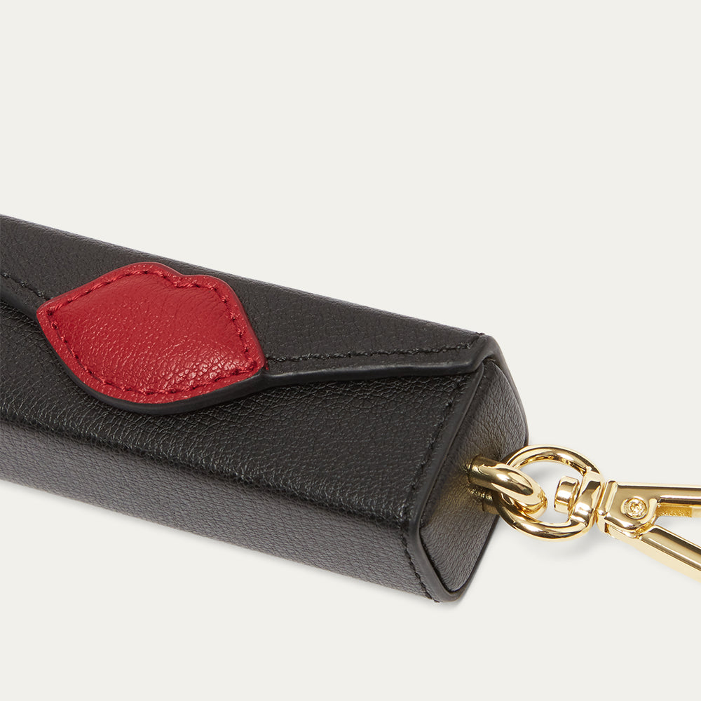 BLACK MULTI LIPSTICK HOLDER KEYRING