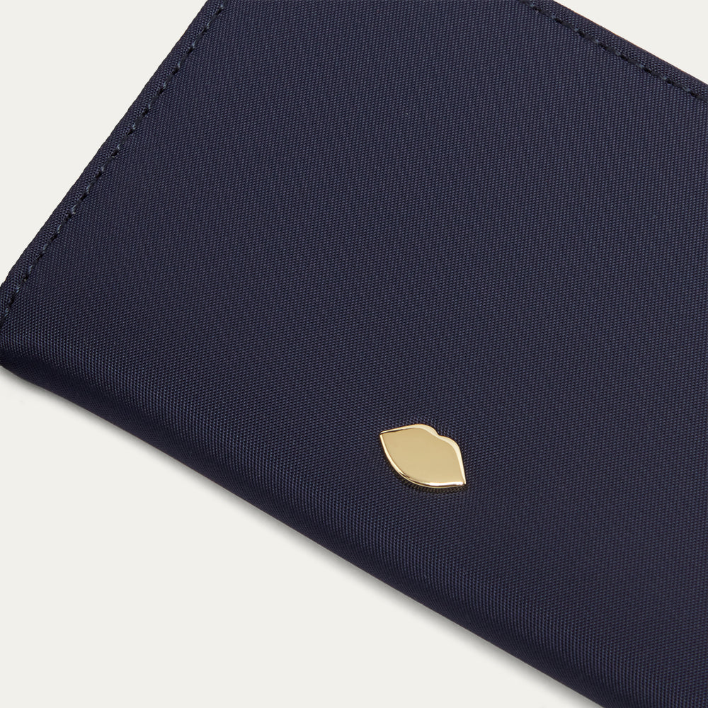 NAVY NYLON MILA WALLET