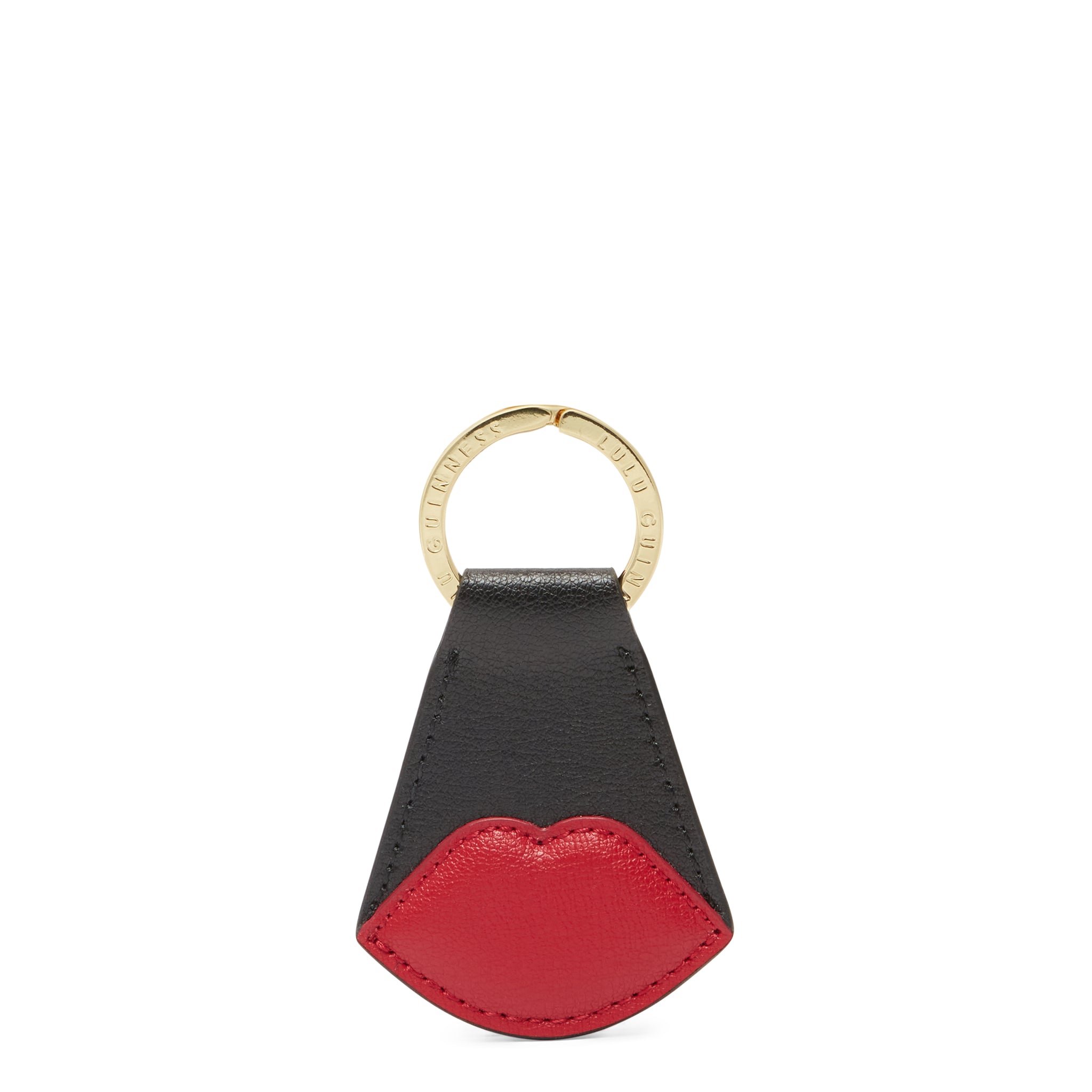 BLACK MULTI LULU LIP AYLA TAB KEYRING
