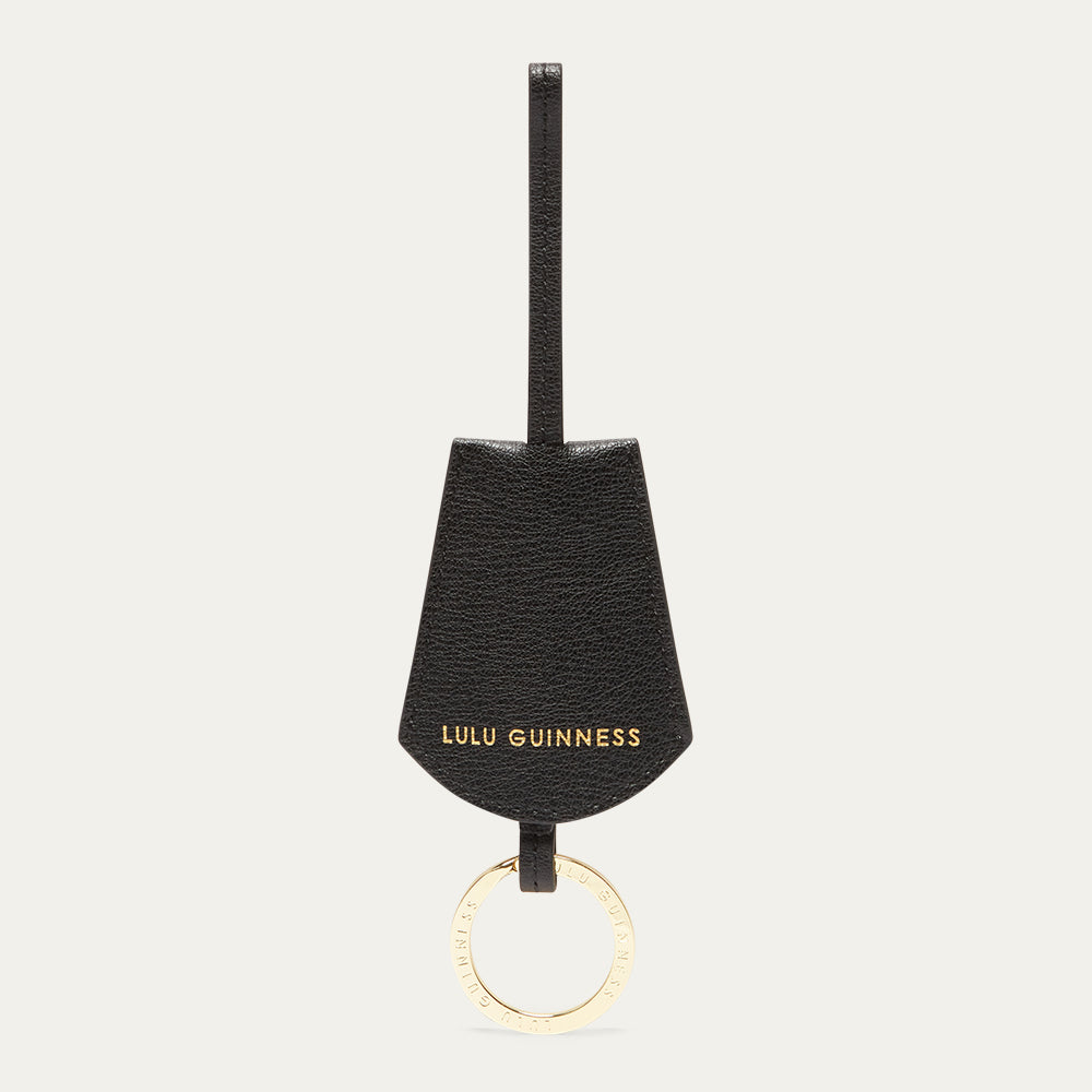 BLACK MULTI LULU LIP SARA KEYRING