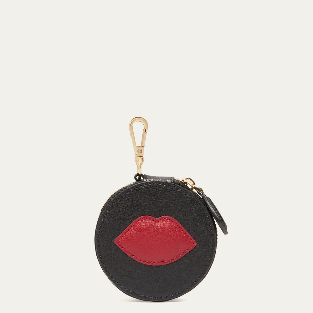 BLACK MULTI LULU LIP ORLA BAG CHARM