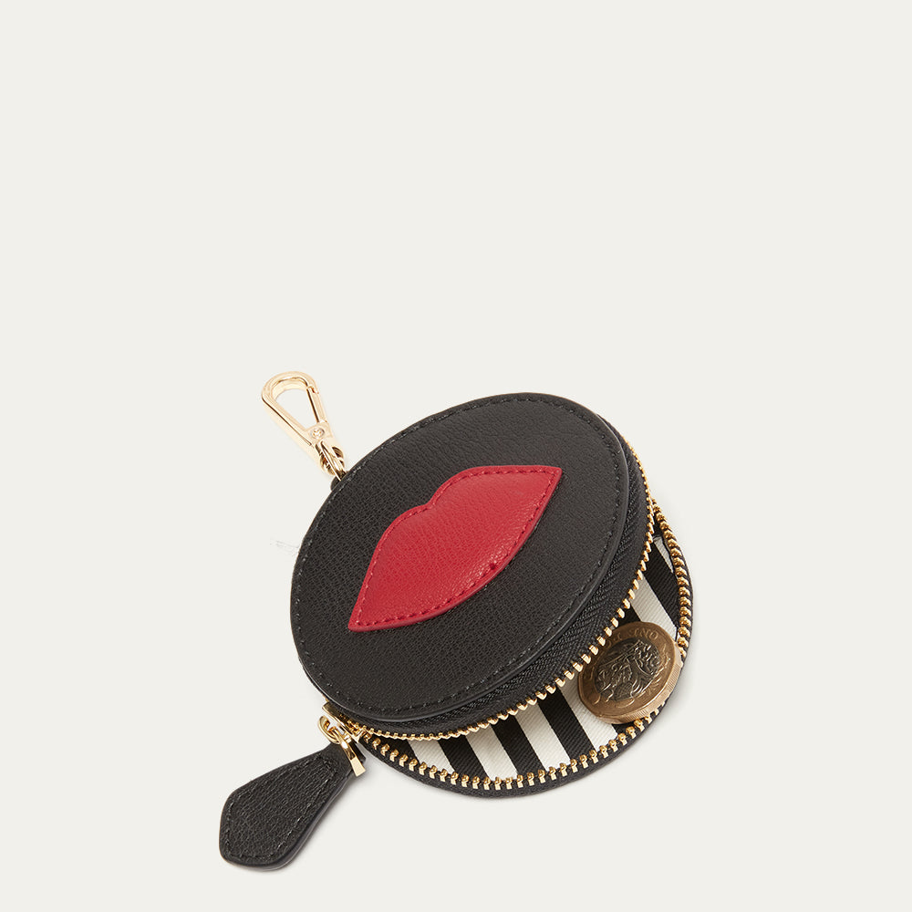 BLACK MULTI LULU LIP ORLA BAG CHARM
