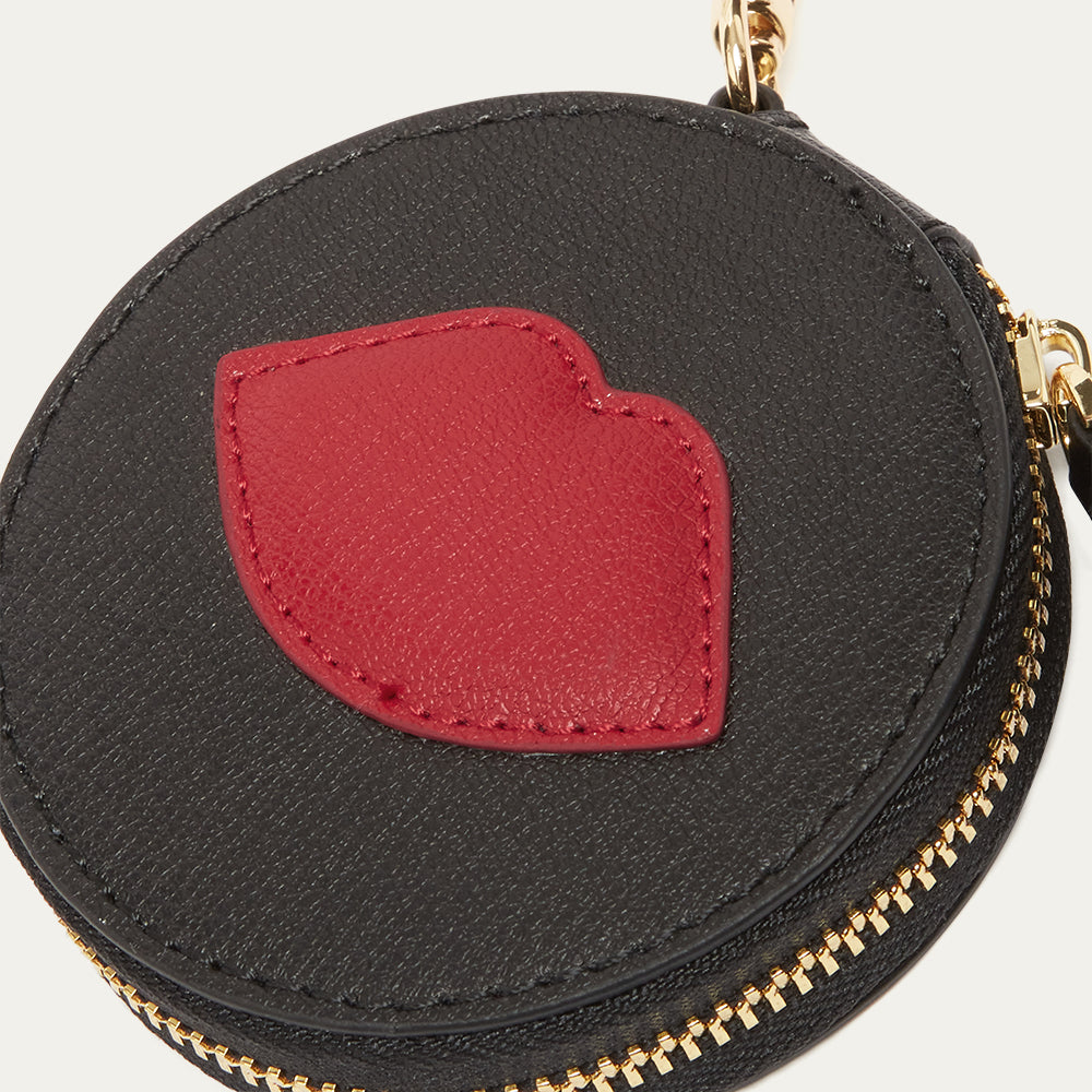 BLACK MULTI LULU LIP ORLA BAG CHARM