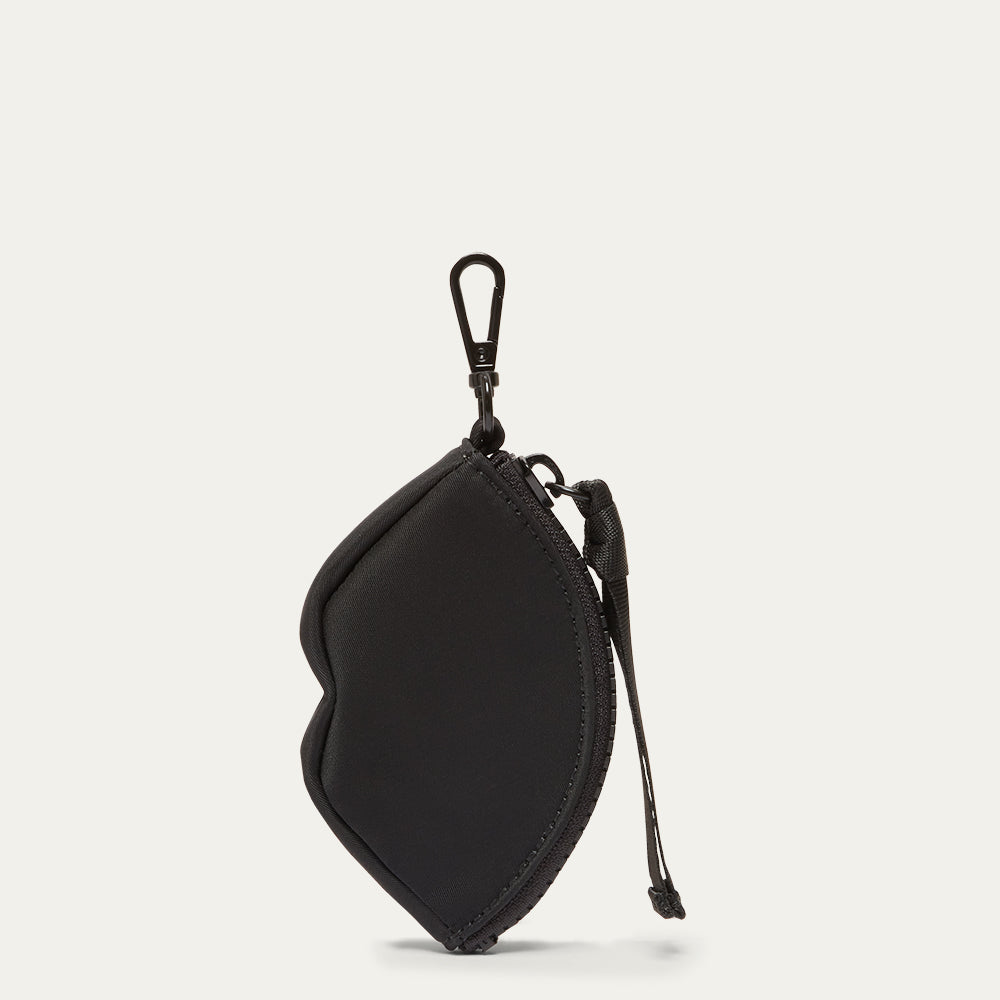 BLACK LULU LIP BOBBIE BAG CHARM