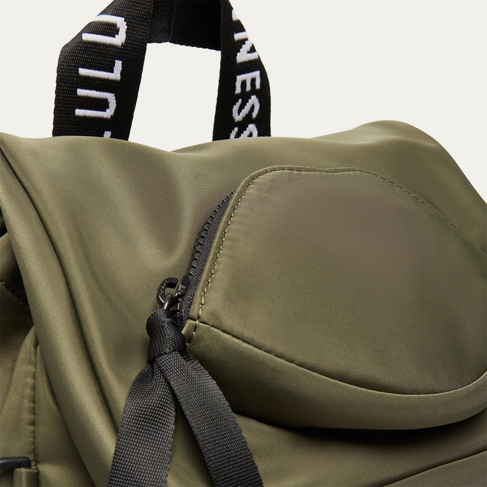 dark green leaf mini backpack Bay Leaf Green Millie Backpack | Designer Backpacks