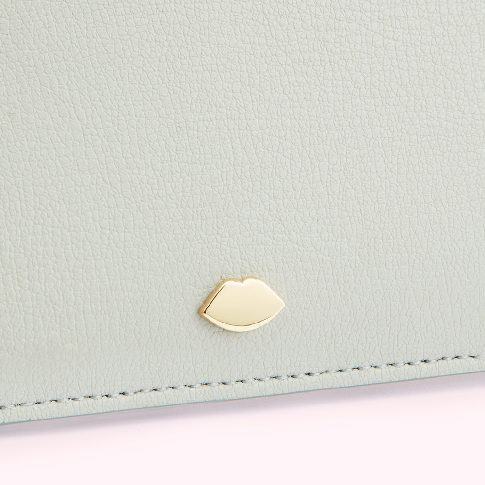 SHAGREEN LIP PIN LEAH WALLET
