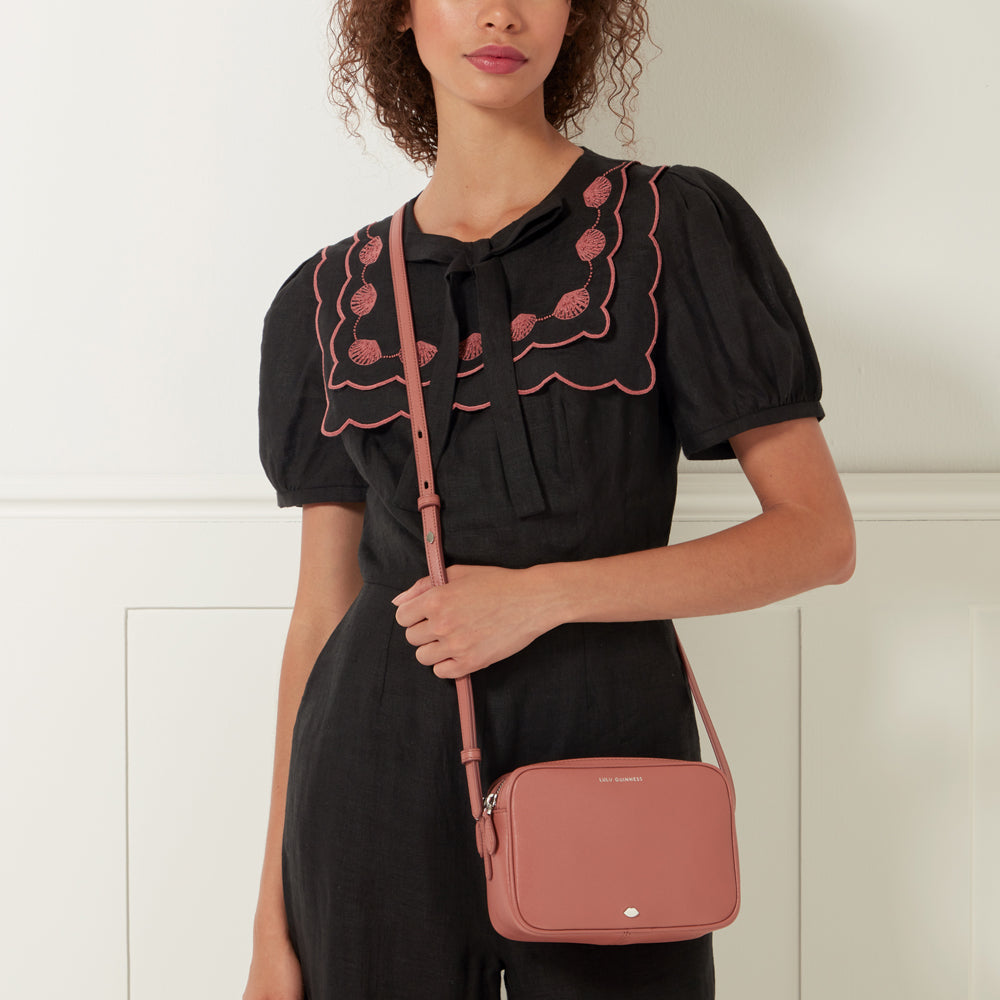 AGATE LEATHER COLE CROSSBODY BAG