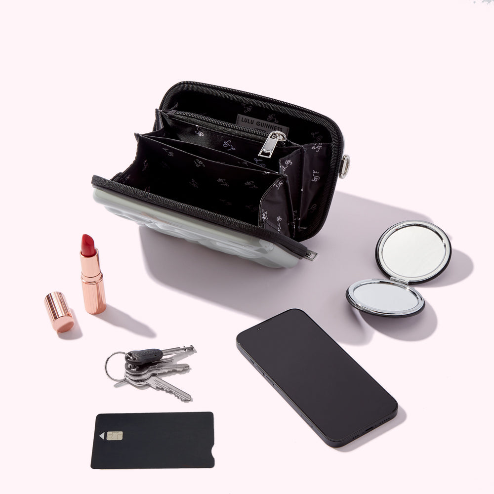Shagreen Cabin Essentials Crossbody Bag | Lulu Guinness