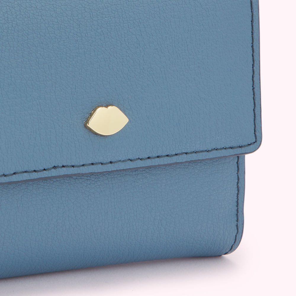 AIRFORCE BLUE LEATHER JODIE WALLET