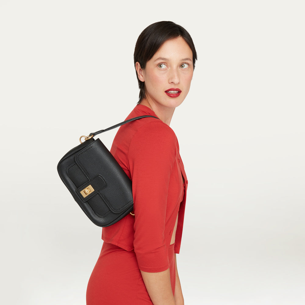 Hot Pink Moire Present Clutch Bag | Lulu Guinness