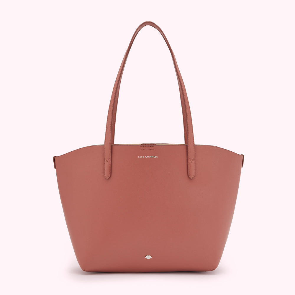 AGATE SMALL IVY LEATHER TOTE BAG