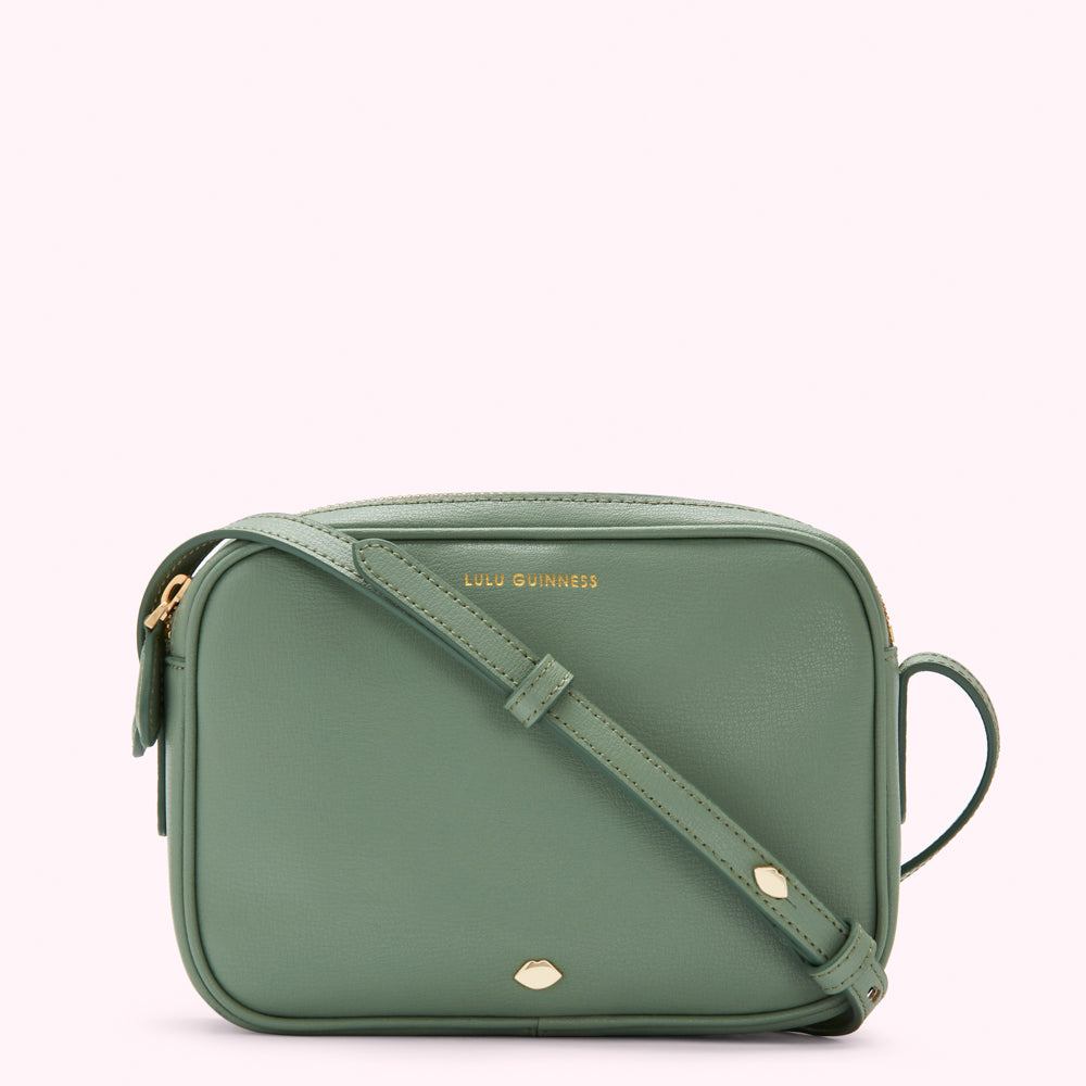 SAGE LEATHER COLE CROSSBODY BAG