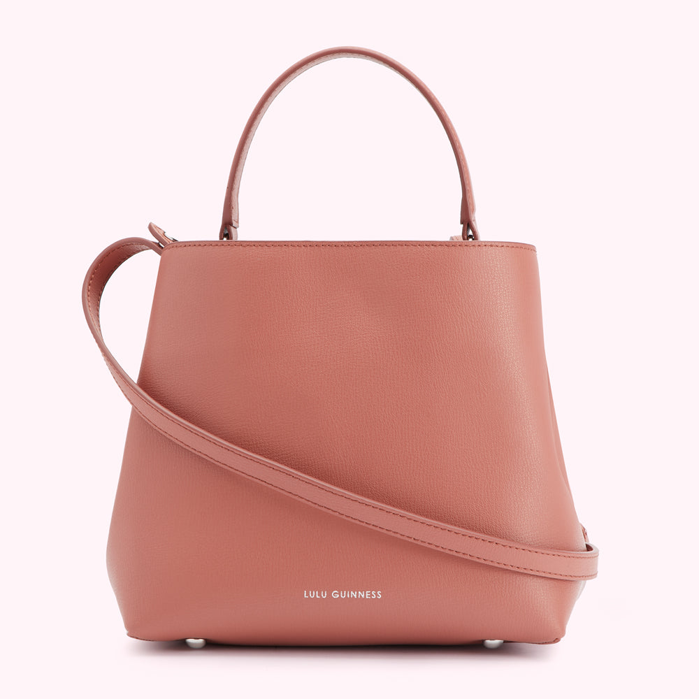 Agate Leather Ruby Handbag | Lulu Guinness