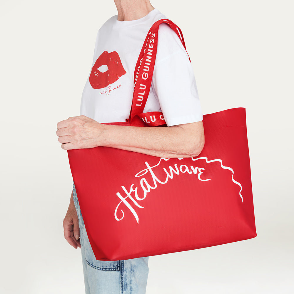 J74036C◇ ルル ギネス LULU GUINNESS 本革レザー パープル×ホワイト