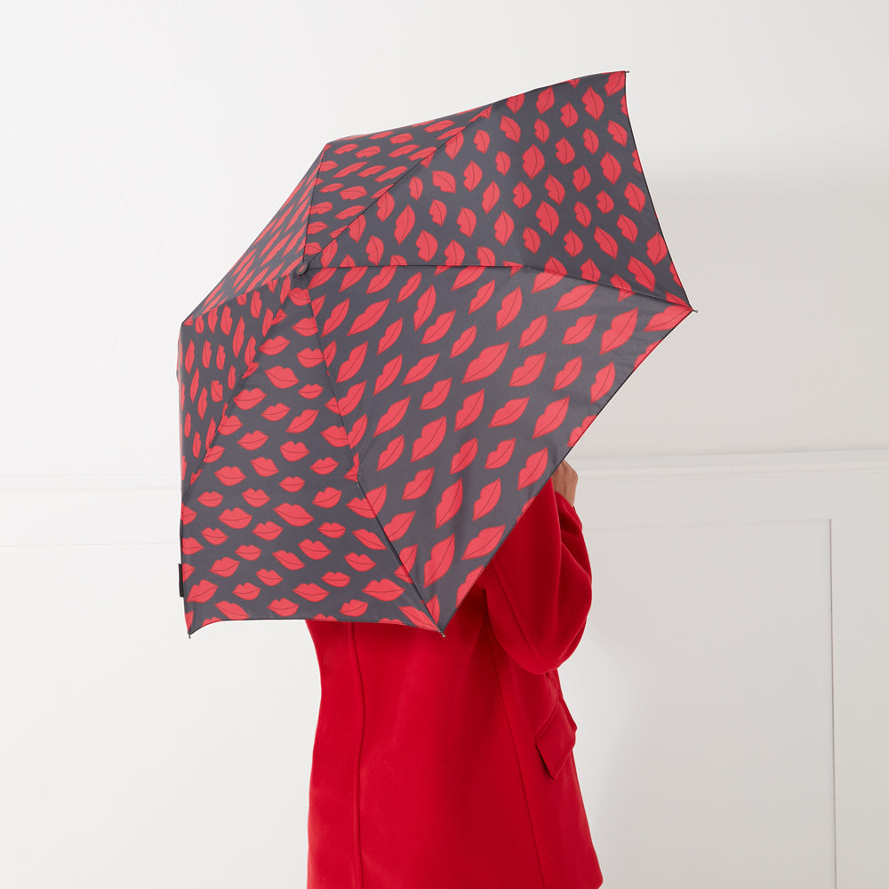 Multi Liptastic Compact Umbrella | Women's Designer Umbrellas